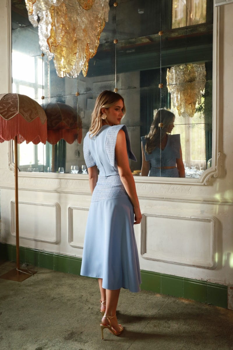 m-6213 4 vestido outlet cayro 6213 tesa 04 m-6213 - Imagen 4