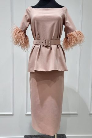 Vestido outlet fiesta corto dos piezas